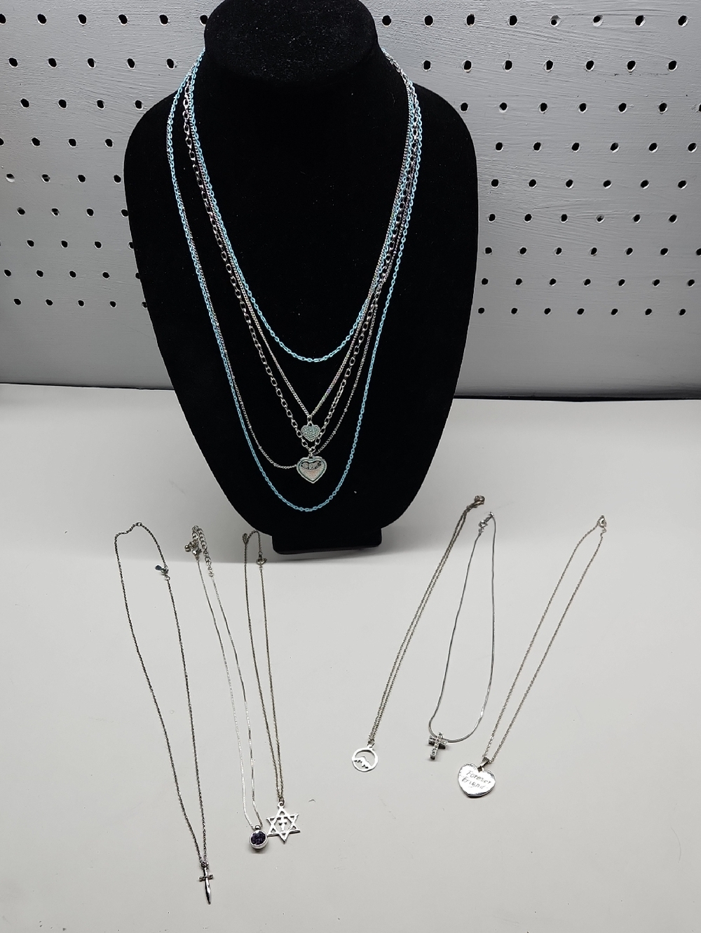 Silver-tone Necklace Bundle